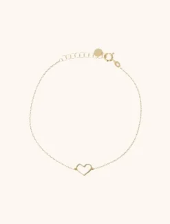 14 Karaat Armband Open Hart
