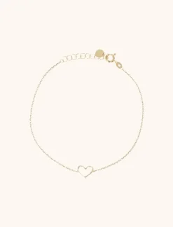 9 Karaat Armband Open Hart
