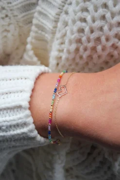 9 Karaat Armband Open Hart