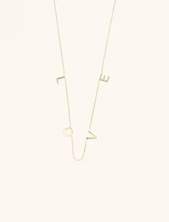 14 Karaat Ketting Love