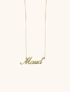 9 Karaat Vintage Naam Ketting 8 - 10 Letters