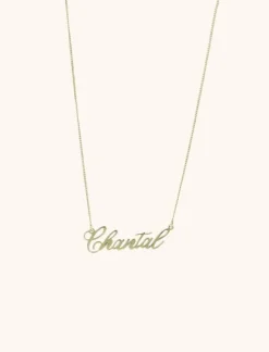 9 Karaat Vintage Naam Ketting 5-7 Letters