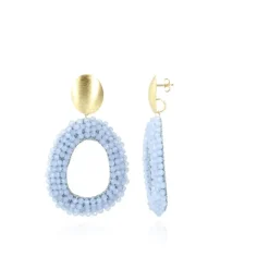 Baby Blauwe Oorbellen Fee