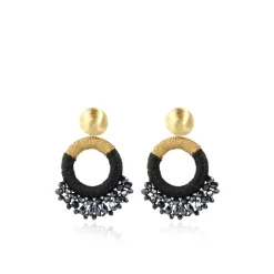 Blauwe Oorbellen Elara Drops Combi S