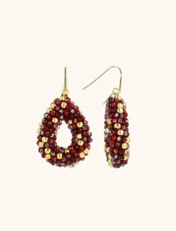 Bordeaux Oorbellen Berry Drop S