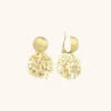 Champagne Oorbellen Daisy Globe S Flower Clip