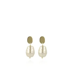 Champagne Parel Oorbellen