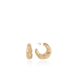 Classic Glitter Oorbellen Twist Creole S