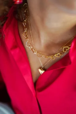 Classic Ketting Hart Closed Forever Shiny