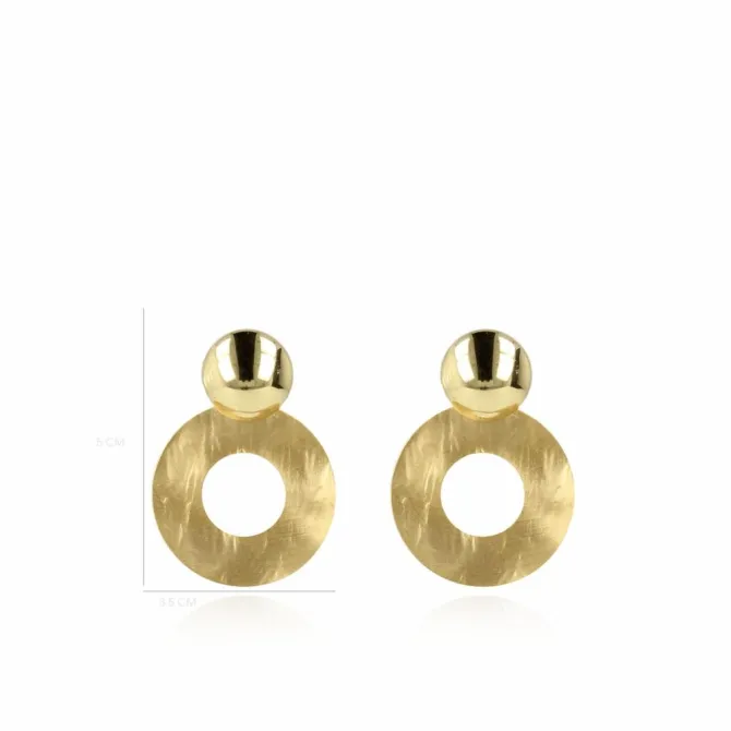 Classic Oorbellen Classic Rond Hammerd Thick