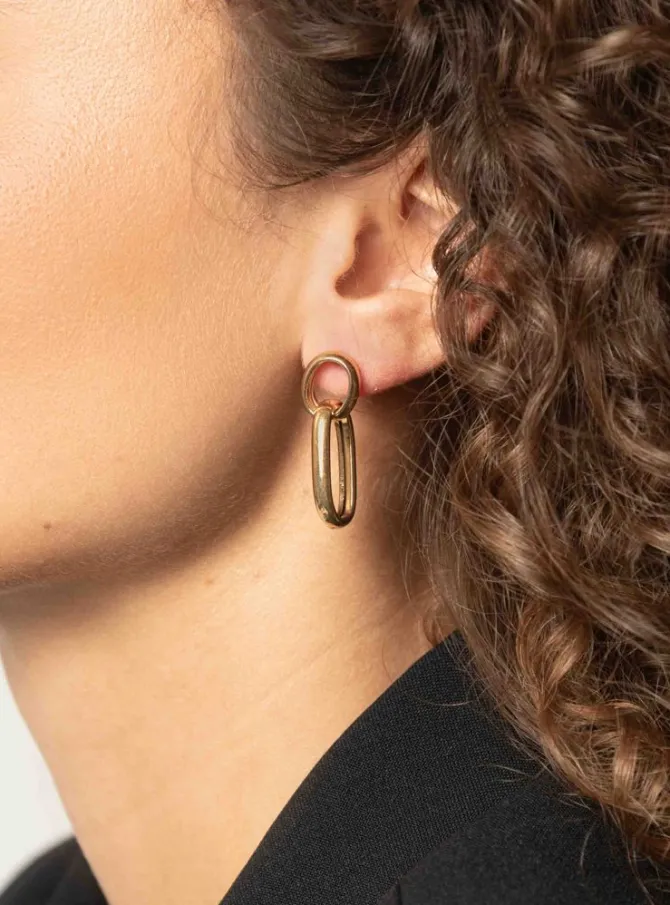 Classic Oorbellen Double Tubes