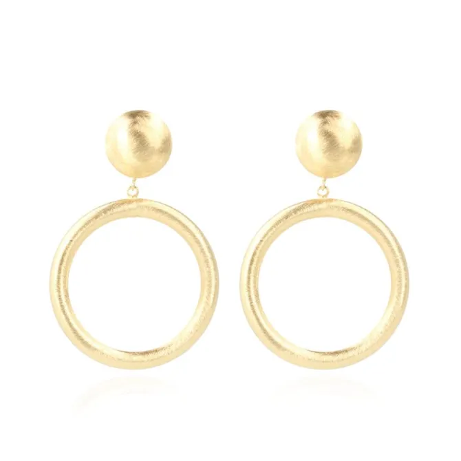 Classic Oorbellen Hoop Brushed