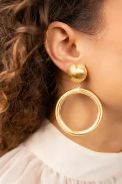 Classic Oorbellen Hoop Brushed