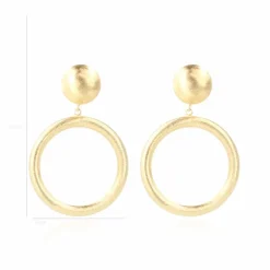 Classic Oorbellen Hoop Brushed