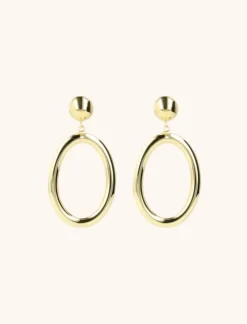 Classic Oorbellen Hoop Ovaal M