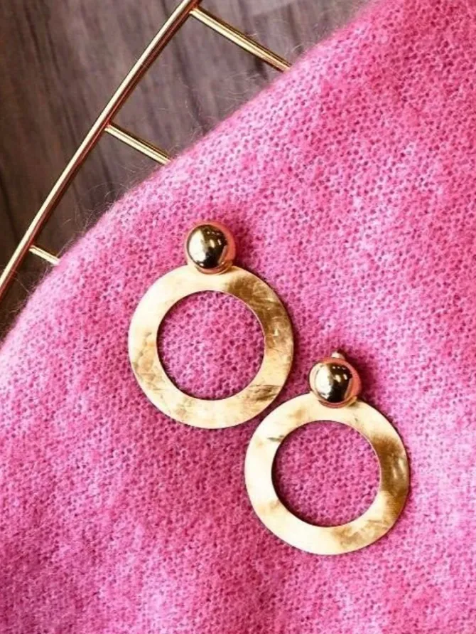 Classic Oorbellen Open Rond Hammerd