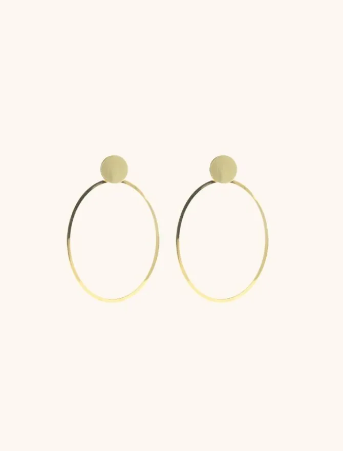 Classic Oorbellen Ovaal Flat