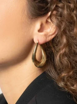 Classic Oorbellen Ovaal Twist Creool Deluxe M