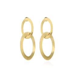 Classic Oorbellen Satin Oval Charm L