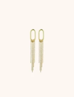 Classic Oorbellen Tube Chain