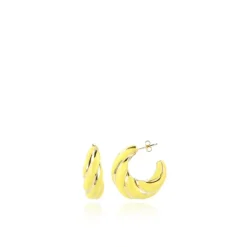 Classic Oorbellen Twist Creool S Geel