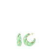 Classic Oorbellen Twist Creool M Turquoise
