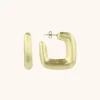 Classic Oorbellen Vierkant Creool Deluxe M