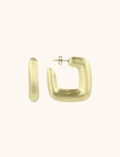 Classic Oorbellen Vierkant Creool Deluxe M
