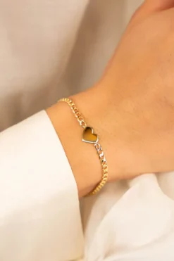 Classic Schakelarmband Hart
