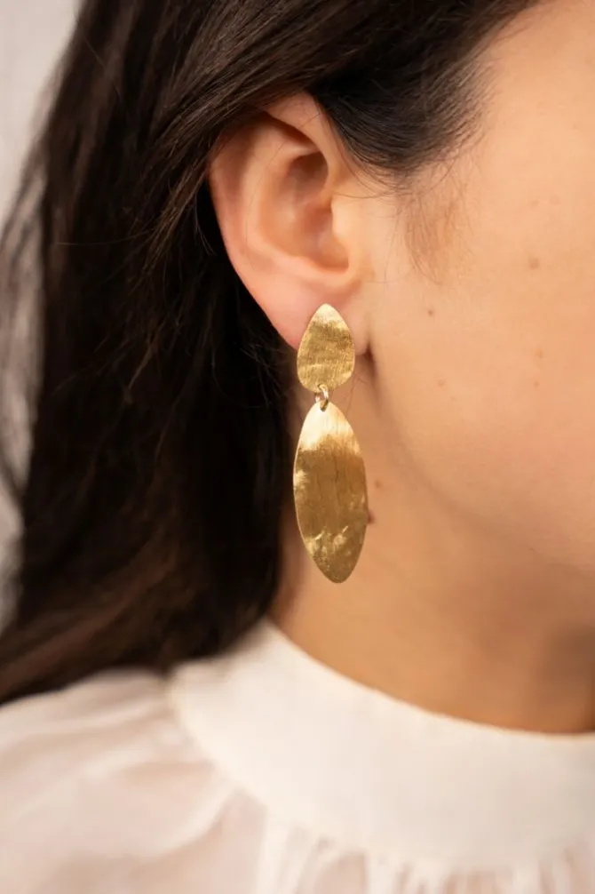 Classic Stone Oorbellen Double