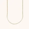 Crystal Framed Tennis Ketting