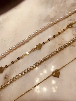 Crystal Framed Tennis Ketting