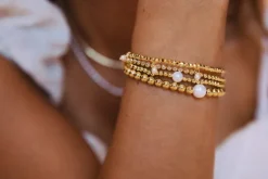Elastic Pearl M Armband