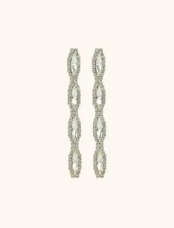Fieve Oorbellen Marquise Waterval S Kristal