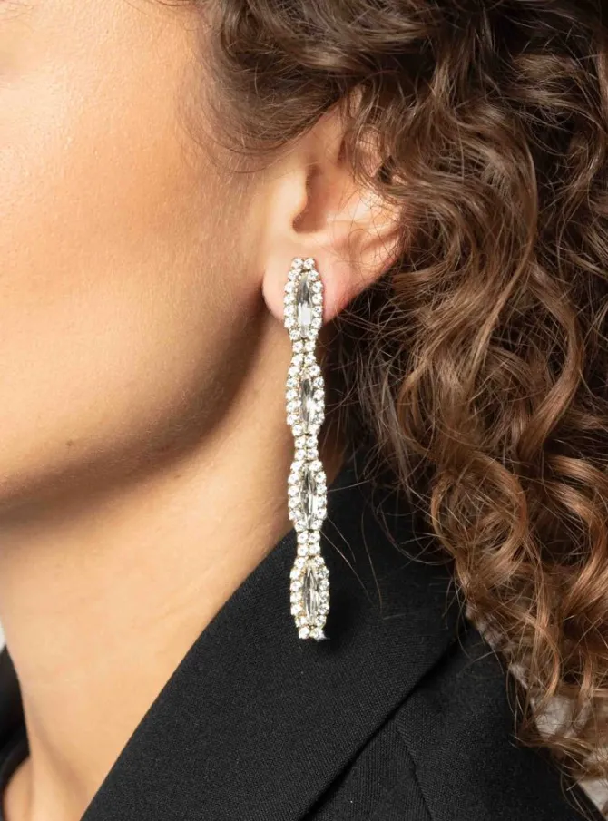 Fieve Oorbellen Marquise Waterval S Kristal