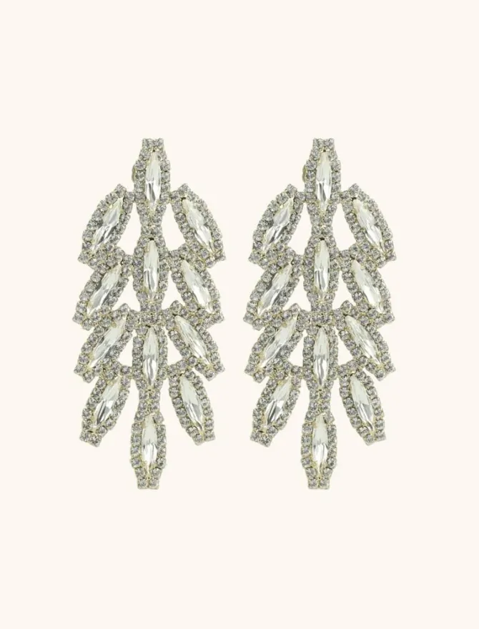 Fieve Oorbellen Marquise Waterval L Kristal