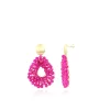 Fuchsia Oorbellen Babs Open Drop S