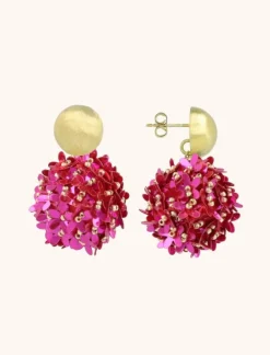 Fuchsia Oorbellen Daisy Globe L Flower