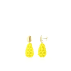 Gele Oorbellen Amy Glassberry Cone S