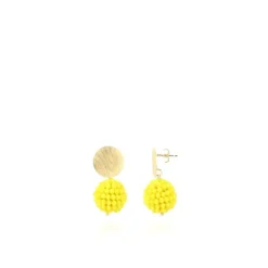 Gele Oorbellen Lexi Glassberry Globe S