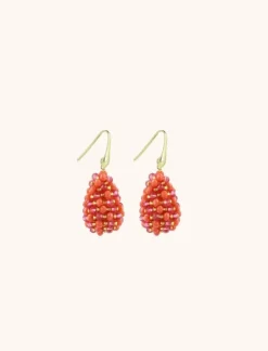 Gemixt Oranje Oorbellen Amy Cone Xs