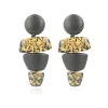 Gold Flakes Oorbel Stella Triple Ornament