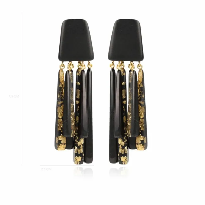 Gold Flakes Oorbellen Sterre Jellyfish