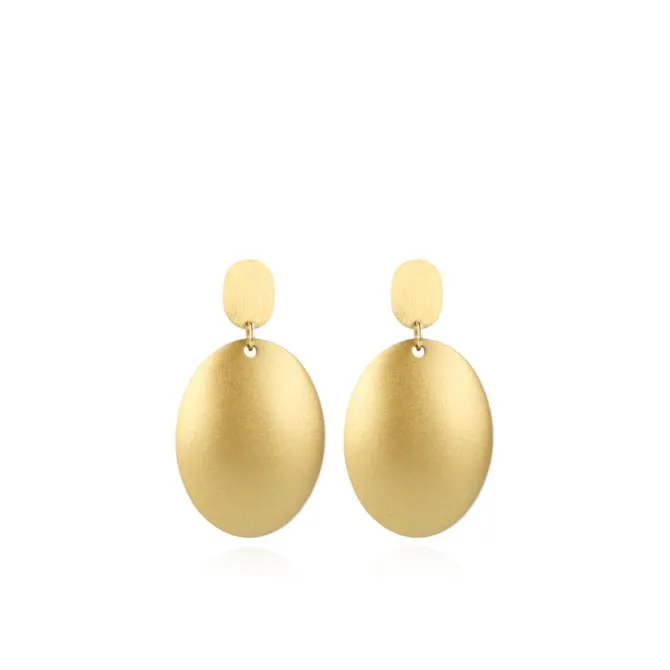 Gouden Oorbellen Sirius Ovaal