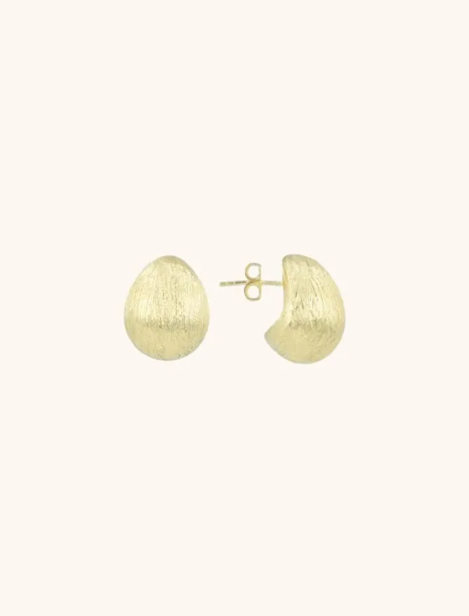 Goudkleurige Oorbellen Thick Drop M