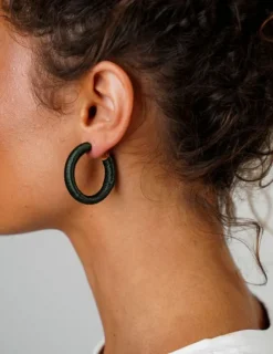 Groene Oorbellen Chloe Creool M