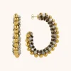 Groene Oorbellen Loe Creool Deluxe L
