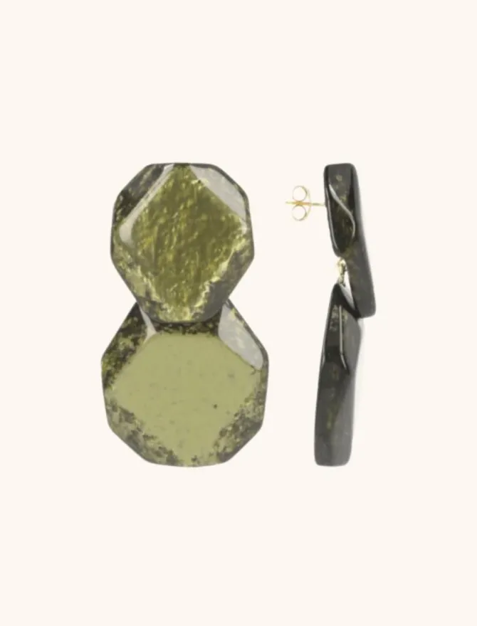 Groene Oorbellen Zola Rock Deluxe L