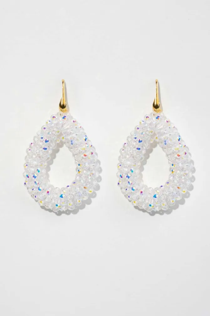 Holo Oorbellen Berry Druppel L