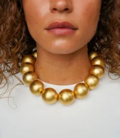 Houten Ketting Globe L